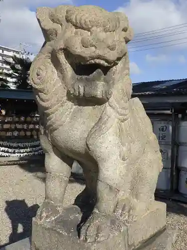 姫嶋神社の狛犬