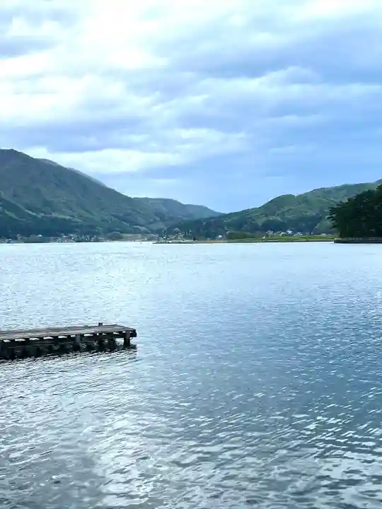仁科神社の景色