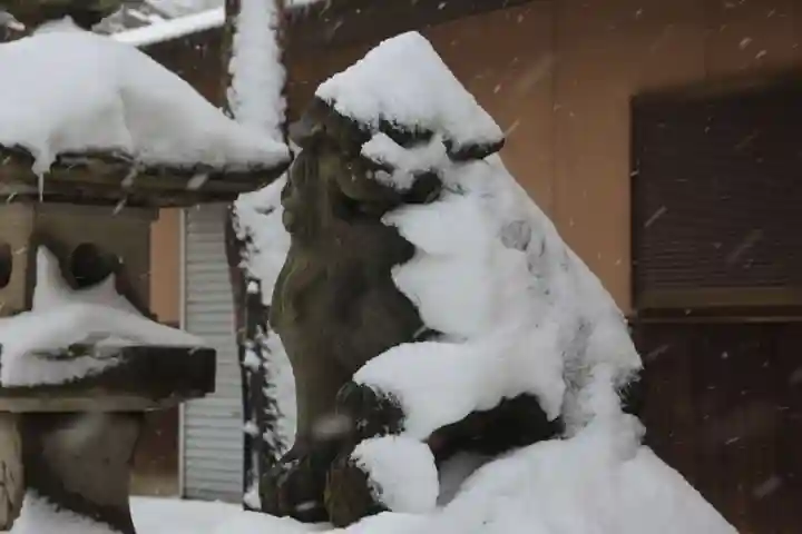 小平潟天満宮の狛犬