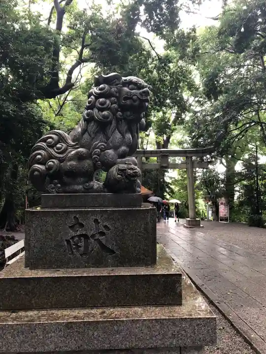 谷保天満宮の狛犬