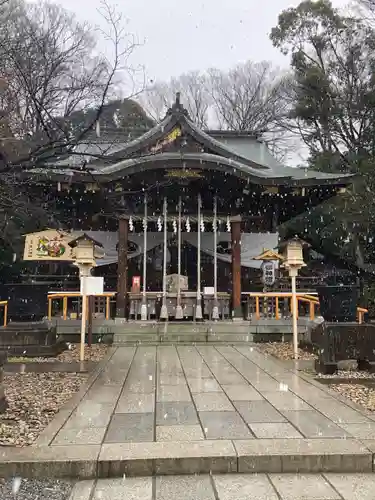 鎮守氷川神社の本殿