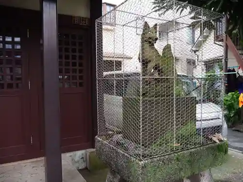 鷺之森稲荷神社の狛犬