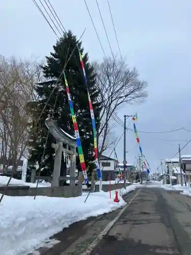 秋田諏訪宮の鳥居