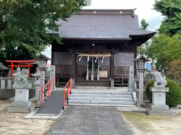 八條八幡神社の本殿・本堂