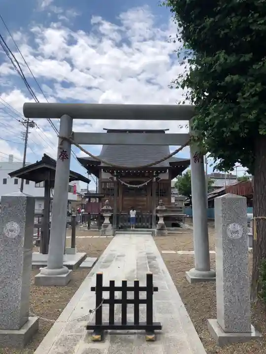 雪光稲荷神社の鳥居