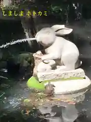 調神社の狛犬