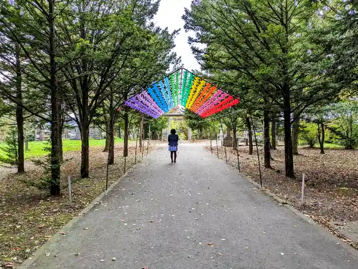 東神楽神社の自然