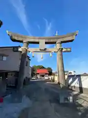 白幡雷電神社の鳥居