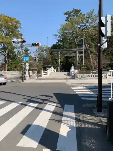 寒川神社の鳥居