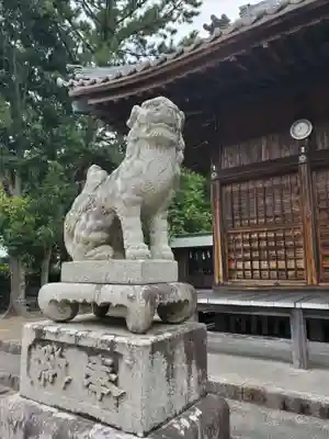 八幡社の狛犬