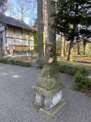 旭川神社の狛犬