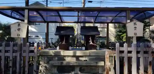 諏訪神社の末社・摂社