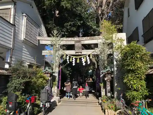 戸越八幡神社の鳥居