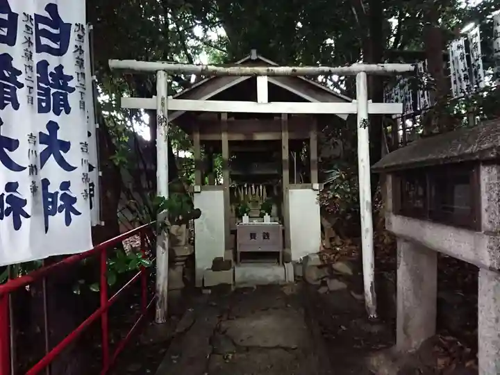 山神社・お福稲荷社・白龍大神の鳥居