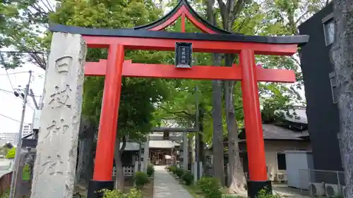 丸子山王日枝神社の鳥居
