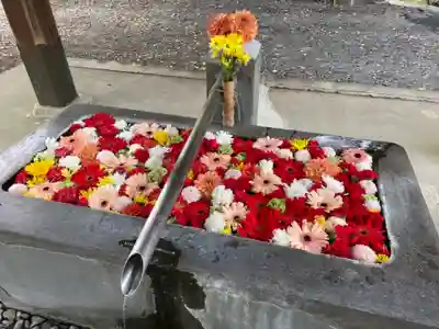 美濃國一宮　南宮大社の手水舎