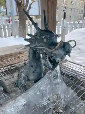 北海道神宮頓宮の手水舎