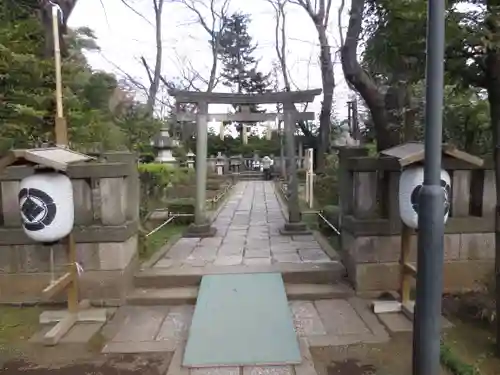 松陰神社の鳥居
