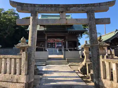 由良湊神社の鳥居