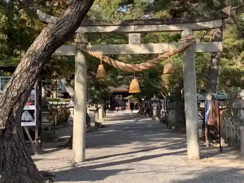 建部大社の鳥居