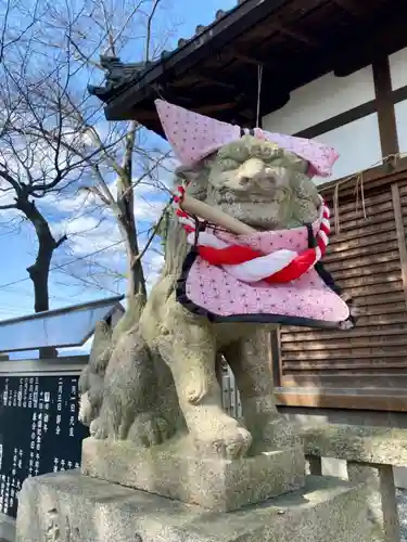 玉田神社の狛犬