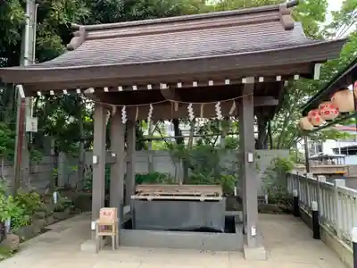 検見川神社の手水舎
