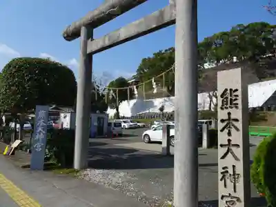 熊本大神宮の鳥居