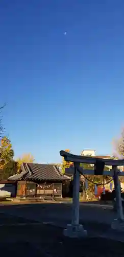 大瀬氷川神社の鳥居
