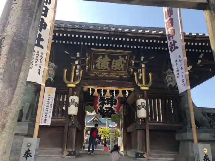 櫛田神社の山門・神門