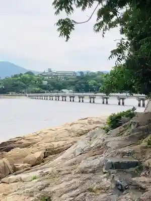 八百富神社の周辺