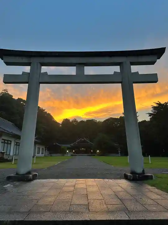 群馬県護国神社の鳥居
