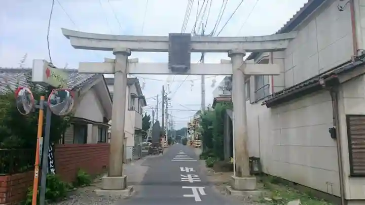 朝日森天満宮の鳥居