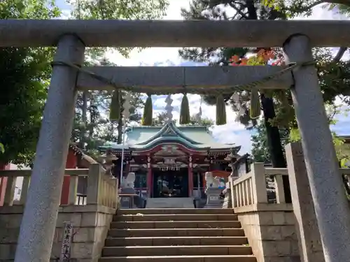 瀬田玉川神社の鳥居