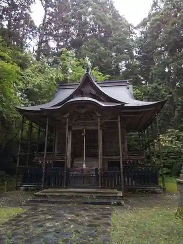 平泉寺白山神社の本殿