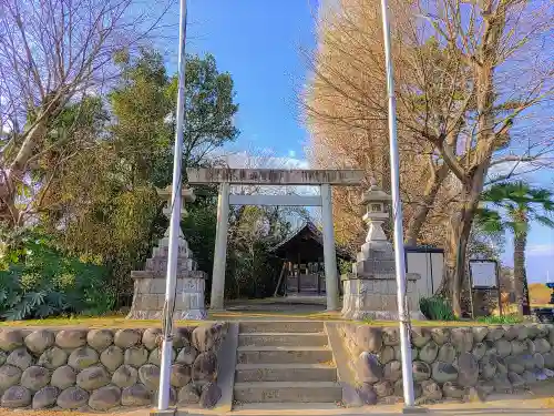 神明社（上梶島神明社）の鳥居