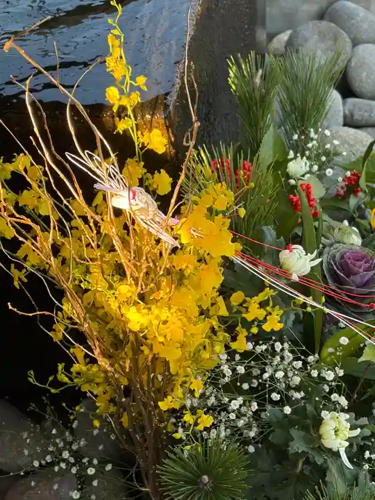 上尾御嶽神社の手水舎