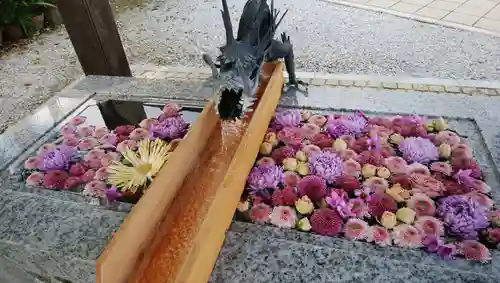 川越八幡宮の手水