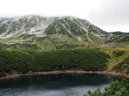 雄山神社峰本社の景色