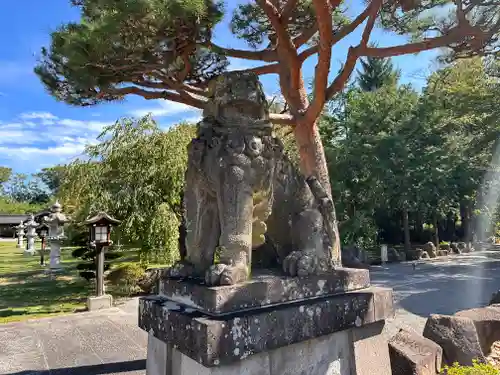 長野縣護國神社の狛犬