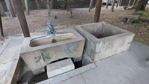 大毛神社（大毛五百入塚）の手水舎