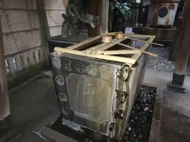 高山稲荷神社(旧鎮座地)の手水舎