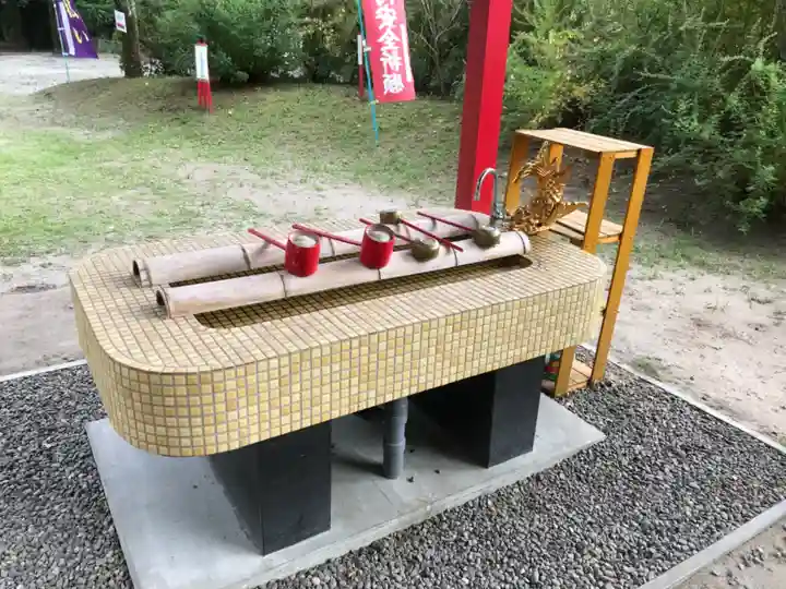 七狩長田貫神社の手水舎