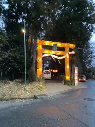 下野 星宮神社の鳥居