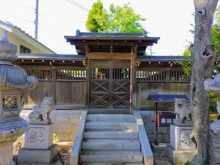 八幡社(阿原)の本殿・本堂