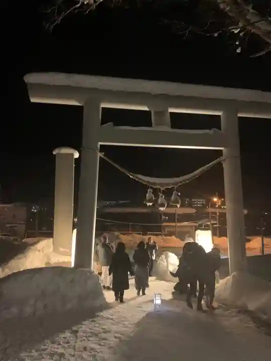 定山渓神社の鳥居