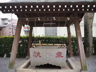 長浦神社の手水舎