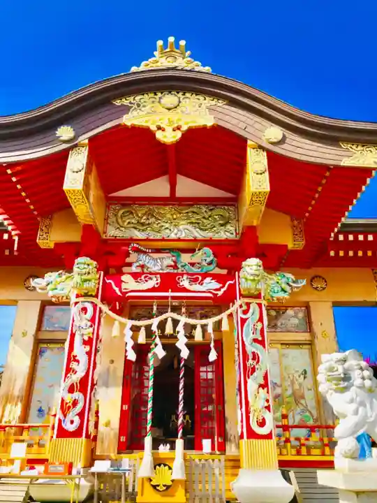 加波山神社真壁拝殿の本殿・本堂