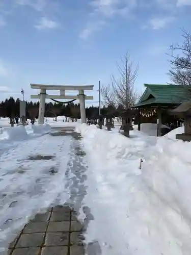 栗山天満宮の鳥居