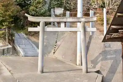 前開上大歳神社の鳥居