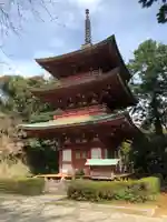 目の霊山 油山寺の塔